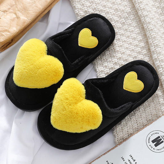 Vibrant Colors and Charming Design: The heart-shaped design and vibrant colors make these slippers visually appealing and irresistibly charming.