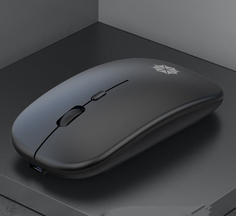 Silent Glick Gaming Mouse in Black