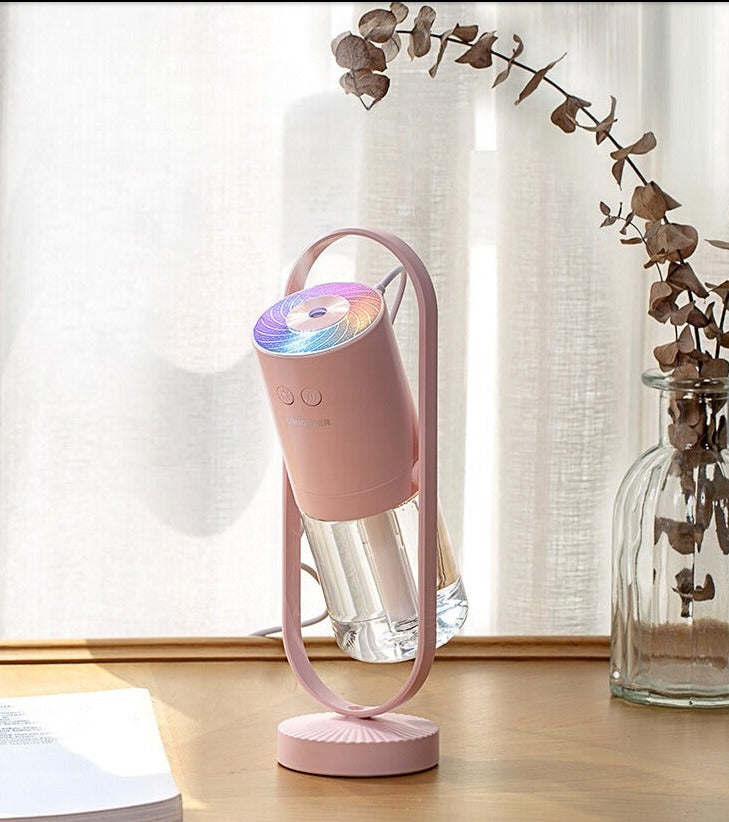 Pink Design Rotating Fine Mist Air Humidifier